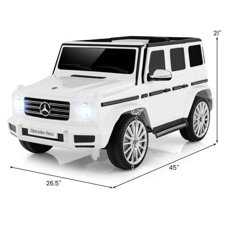12V Battery-Powered Kids Ride-On Electric Car Toy with Lockable Doors and Safety Belt Trend Times 2