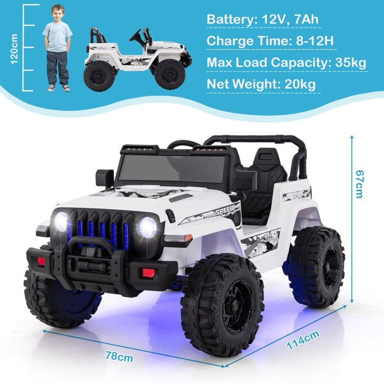12V Battery Powered Kids Electric Ride-On Toy Car with 2.4G Remote Control Trend Times 2