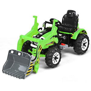 12V Battery Powered Kids Ride-On Excavator Dump Truck with Safety Belt Trend Times Variant 0