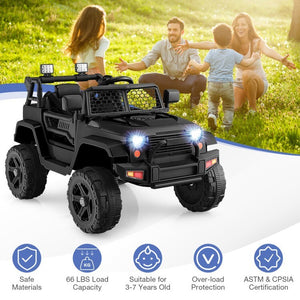 12V Battery Powered Kids Ride On Truck Car with Remote Control and Headlights Trend Times 4