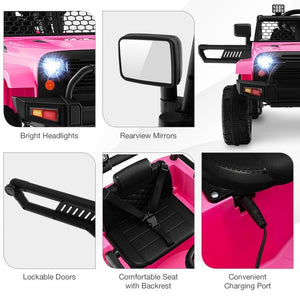 12V Battery Powered Kids Ride-On Truck with Remote Control and Headlights Trend Times 7