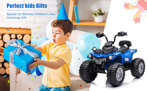 12V Battery-Powered Electric Ride-On ATV 4-Wheeler Quad Truck Toy for Kids Trend Times 10