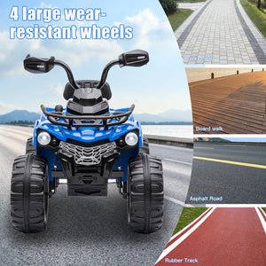 12V Battery-Powered Electric Ride-On ATV 4-Wheeler Quad Truck Toy for Kids Trend Times 4