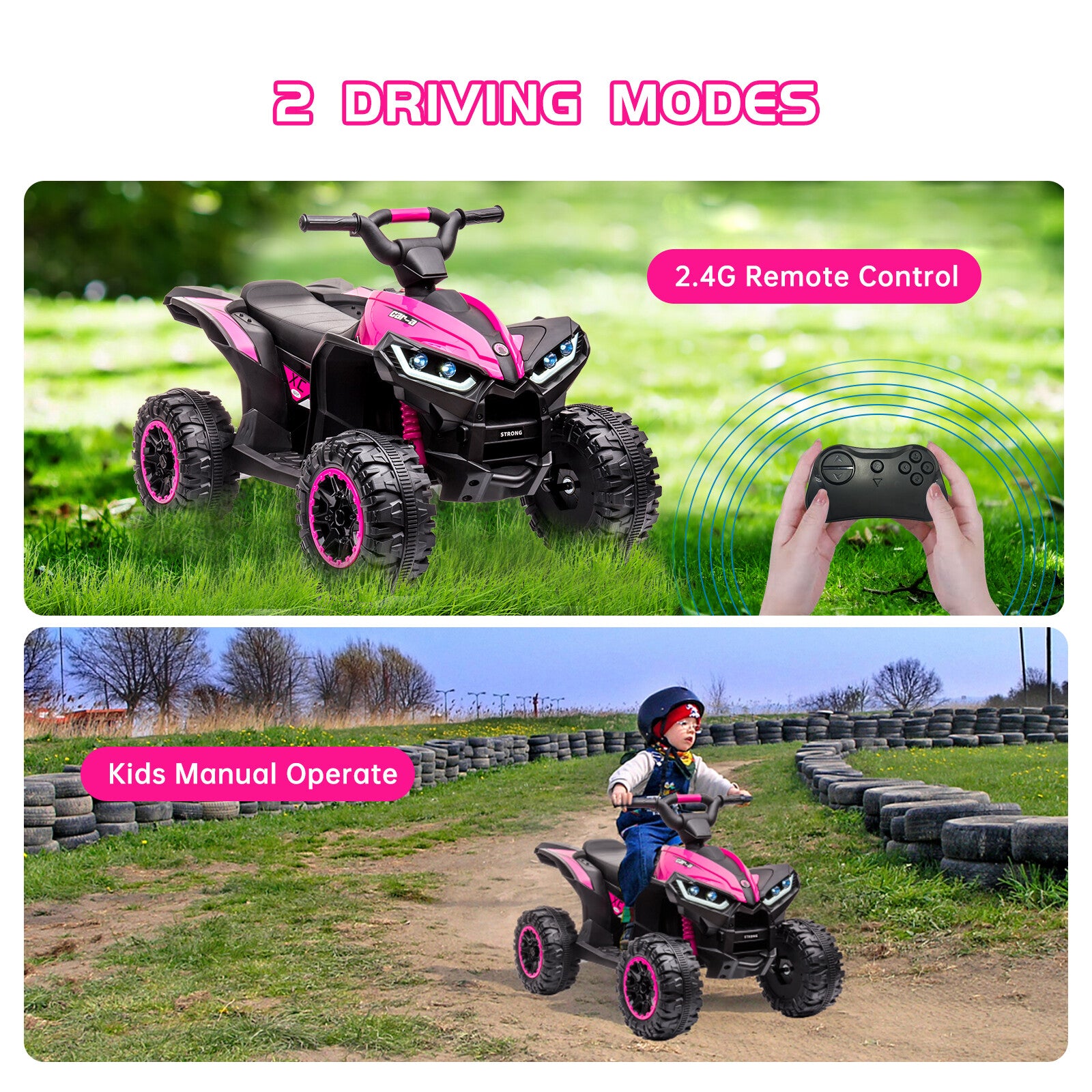 12V Battery Powered Electric Ride-On Car Truck with 4 Wheels for Kids Trend Times 10