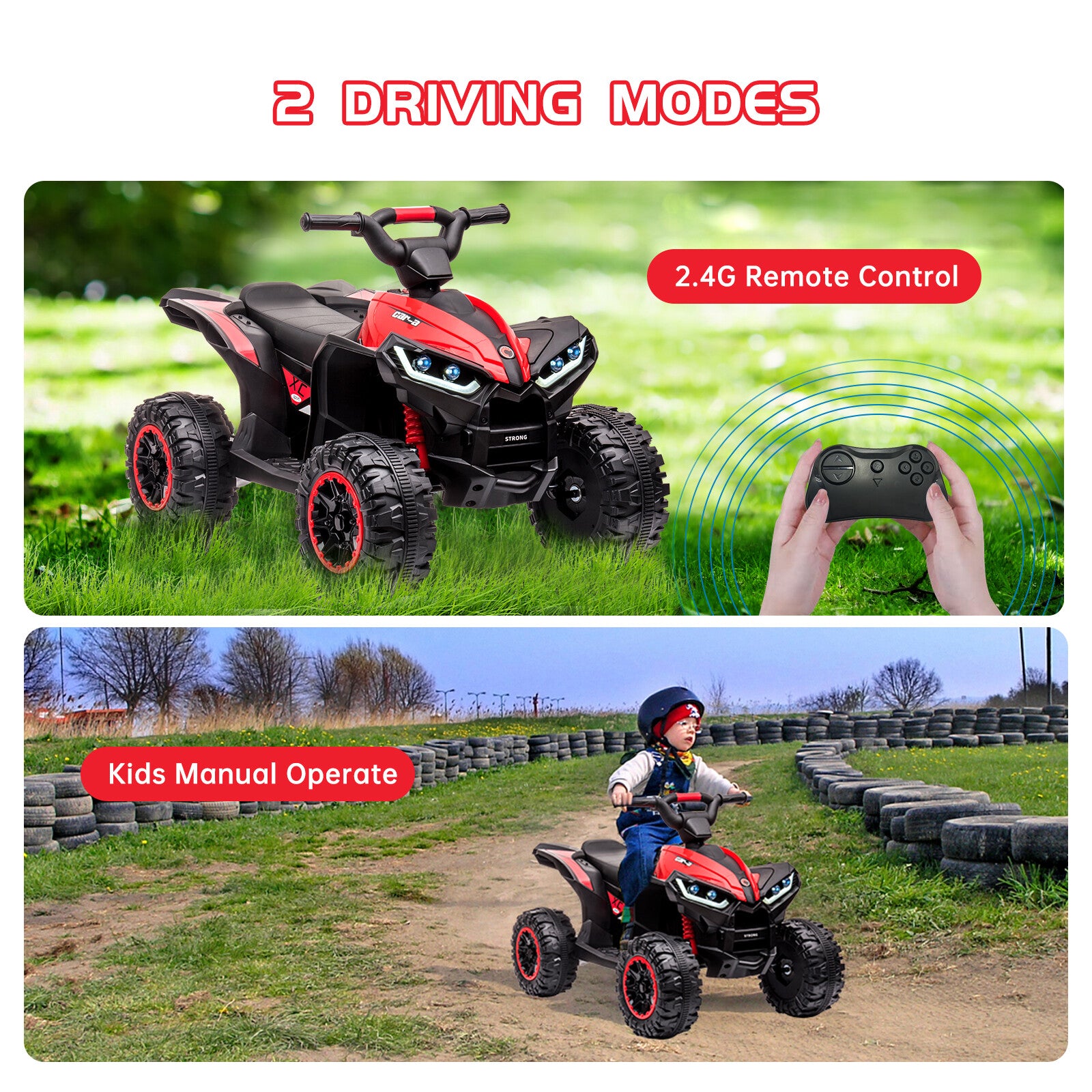 12V Battery Powered Electric Ride-On Car Truck with 4 Wheels for Kids Trend Times 4