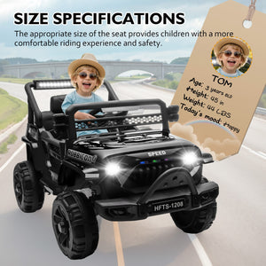 12V Battery-Powered Ride-On Toy Truck for Kids with Remote Control, LED Lights, and Music Trend Times 7