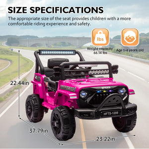 12V Battery-Powered Ride-On Toy Truck for Kids with Remote Control, LED Lights, and Music Trend Times 9