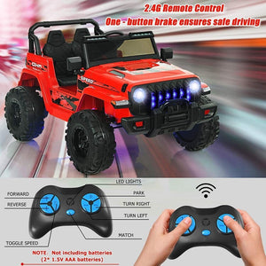 12V Battery-Powered Electric Ride-On Car for Kids with 2.4G Remote Control and Wheels Trend Times 4