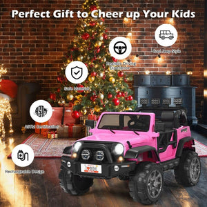 12V Rechargeable Kids Ride-On Car Truck with Remote Control and Storage Compartment Trend Times 5