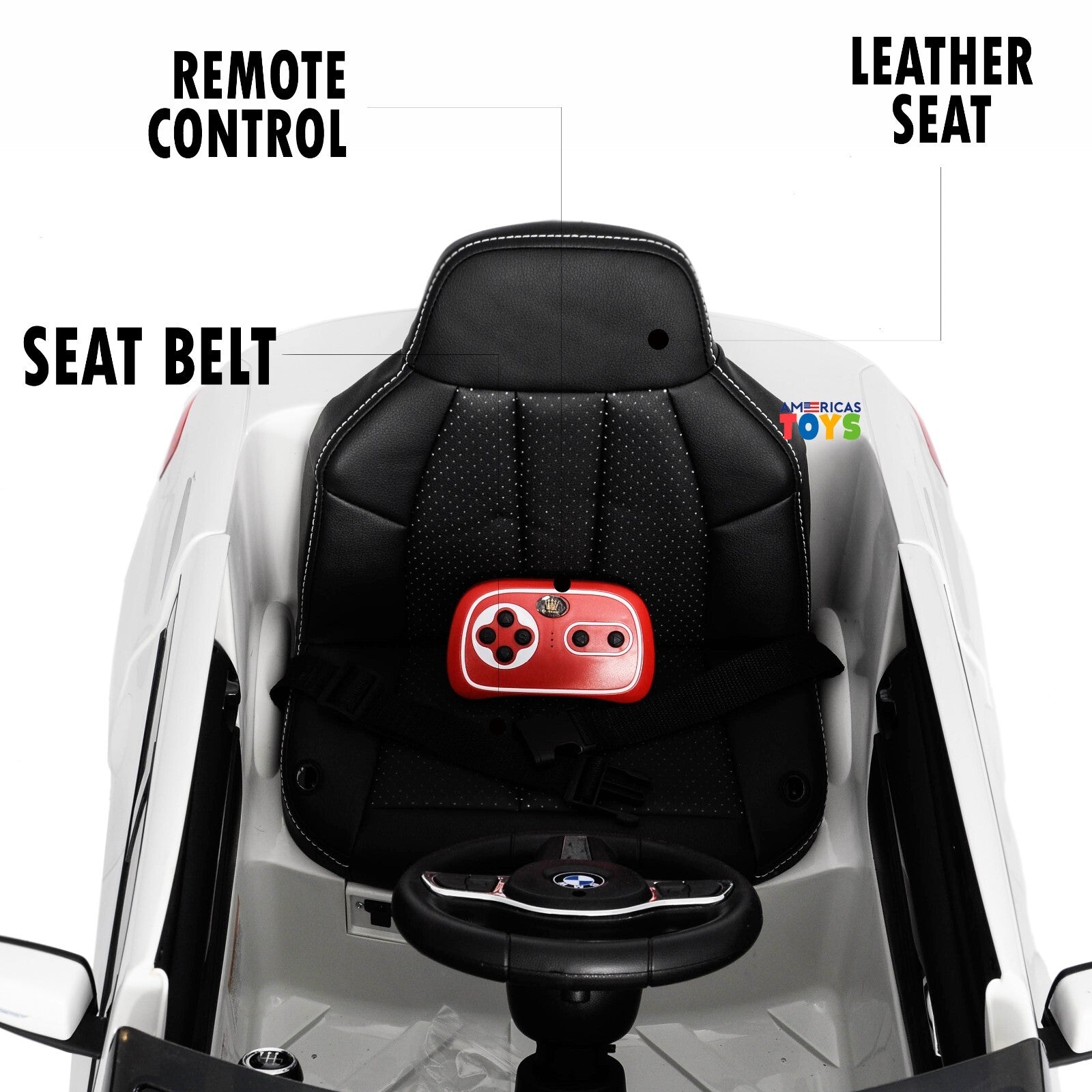 12V Battery-Powered Remote Control Ride-On Car with MP3 and Licensed BMW Design in Multiple Colors Trend Times 6