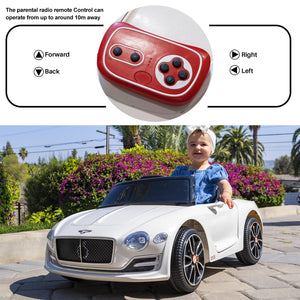 12V Bentley-Style Electric Ride-On Toy Car with Remote Control and LED Lights for Kids Trend Times 16
