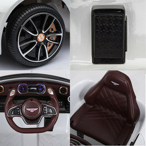 12V Bentley-Style Electric Ride-On Toy Car with Remote Control and LED Lights for Kids Trend Times 6