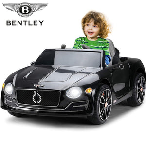 12V Licensed Bentley-Style Kids Ride-On Car with Remote, MP3, and LED Lights Trend Times 0