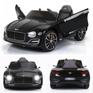 12V Licensed Bentley-Style Kids Ride-On Car with Remote, MP3, and LED Lights Trend Times 4