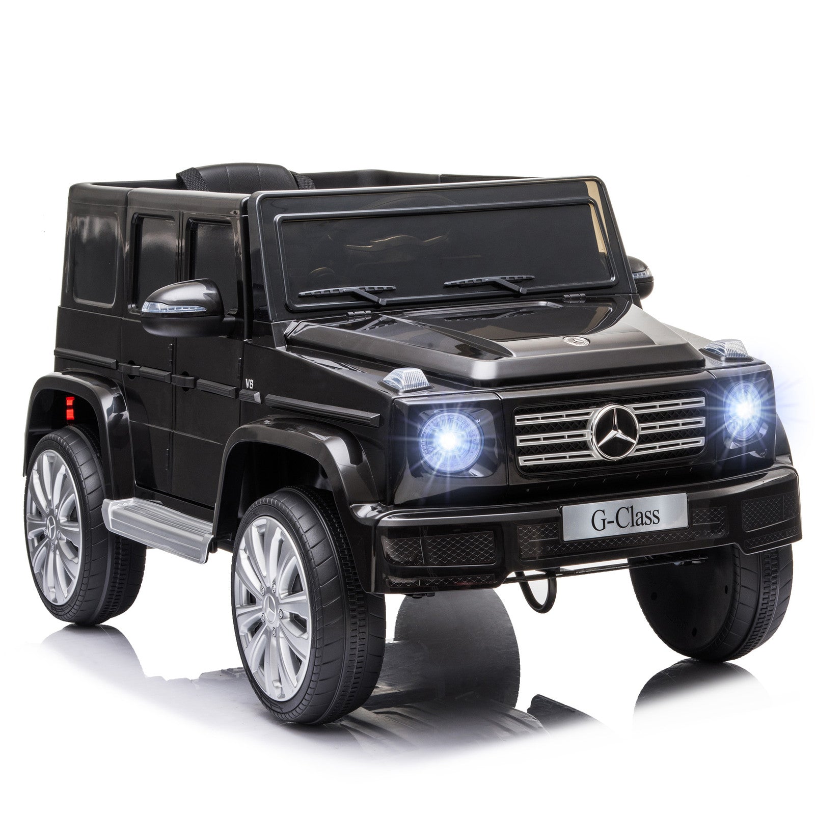 12V Licensed Kids Electric Benz G500 Car with Remote Control Black Trend Times 2