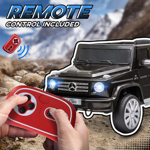 12V Licensed Kids Electric Benz G500 Car with Remote Control Black Trend Times 7