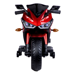 12V Kids Motorcycle Ride-On Toy with Training Wheels and Manual Throttle for Boys and Girls Trend Times 4
