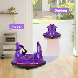 12V Electric Ride-On Bumper Car for Kids and Toddlers with 360 Degree Spin Trend Times 2