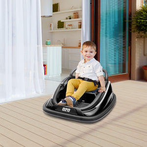 12V Black Electric Ride-On Bumper Car for Kids with Remote Control and 360° Rotation Trend Times Variant 0