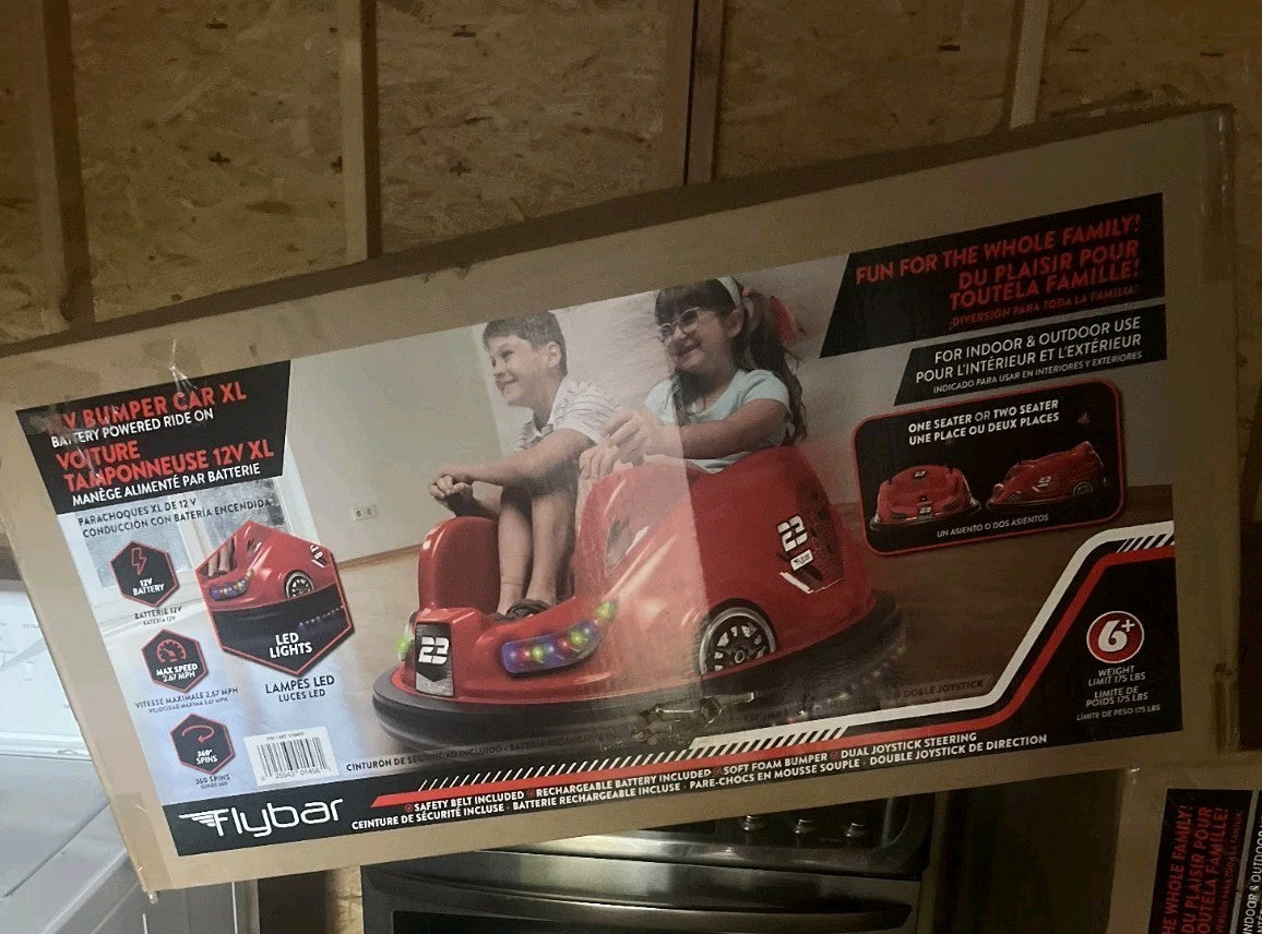 12V Battery-Powered XL Bumper Car for Kids 6+ Trend Times 0