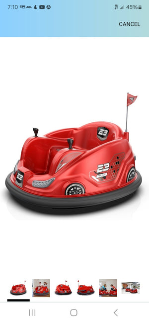 12V Battery-Powered XL Bumper Car for Kids 6+ Trend Times 1