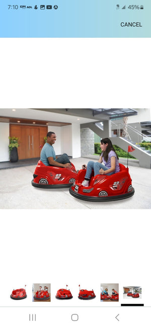 12V Battery-Powered XL Bumper Car for Kids 6+ Trend Times 4