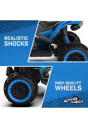 12V Blue Electric ATV Quad Cars for Kids Ages 3 to 6 Trend Times 4