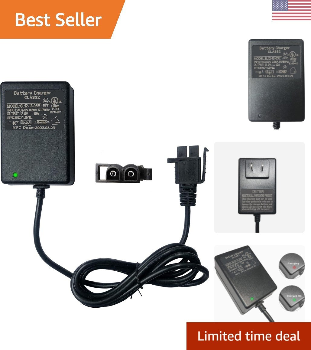 12V Fast Charging Power Adapter for Children's Electric Ride-On Cars Trend Times 0