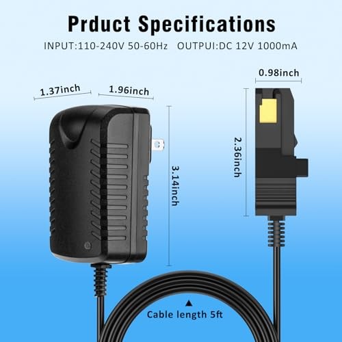 12V Battery Charger for Gray and Orange Power Wheels Toy Car Trend Times 4