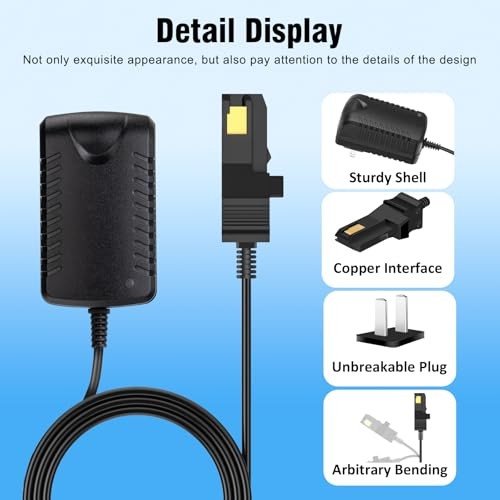 12V Battery Charger for Gray and Orange Power Wheels Toy Car Trend Times 7