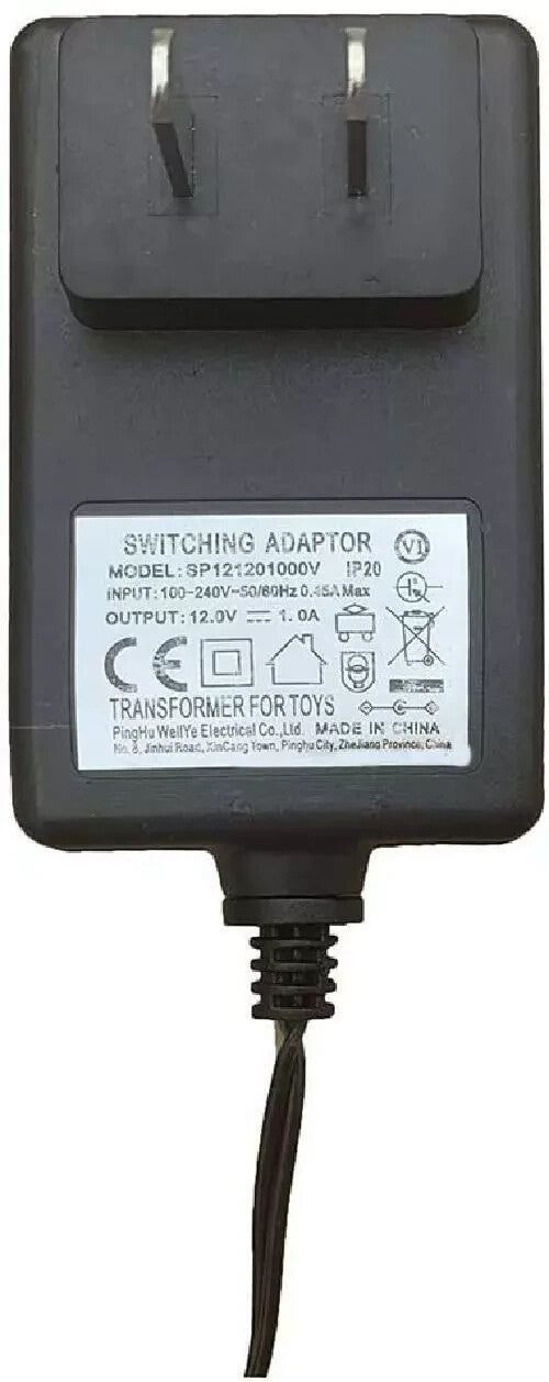 12V Battery Charger for Kids Ride-On Cars Compatible with 12 Volt Kid Trax Models Trend Times 2