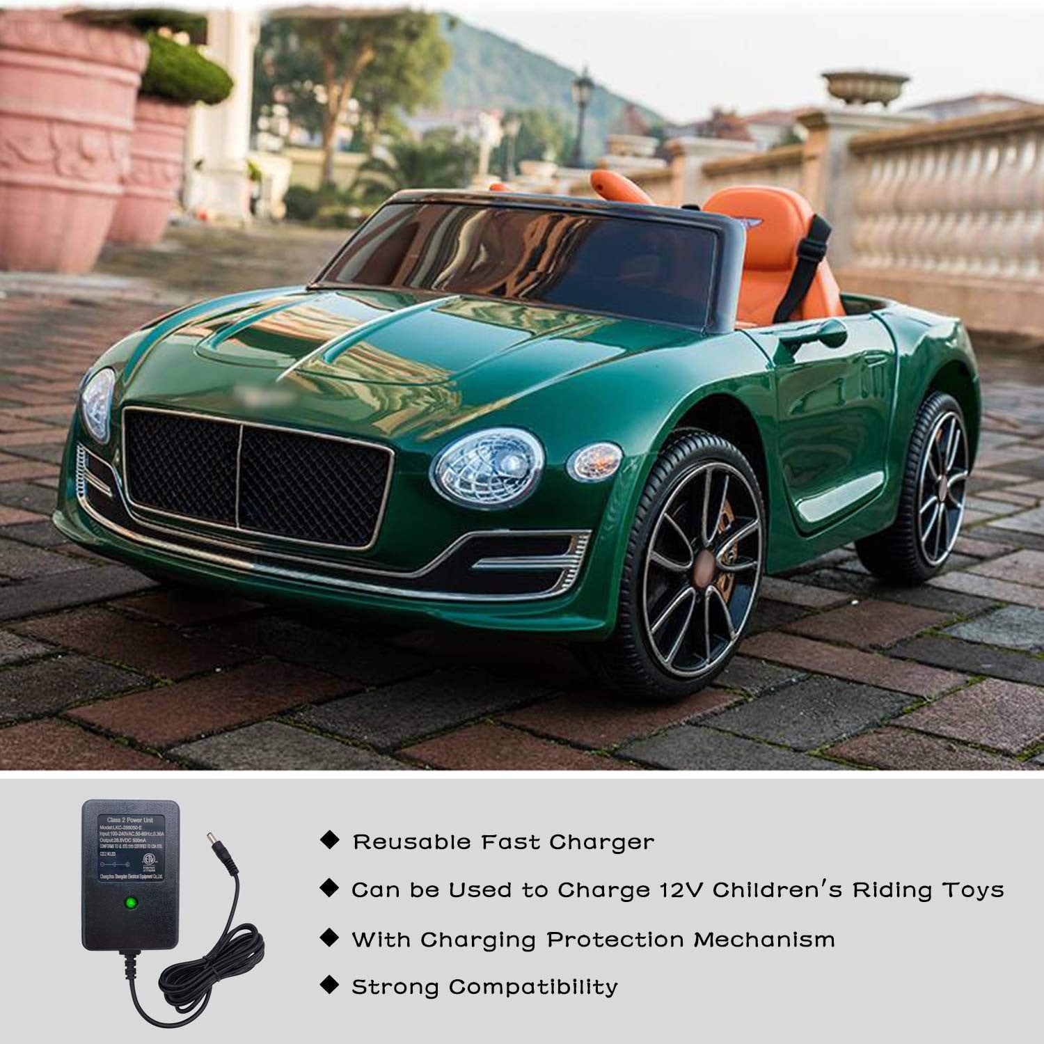 12V 500mA Universal Power Adapter Charger for Kids Ride-On Car Toys Trend Times 6