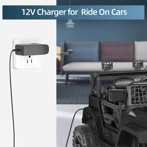 12V Universal Battery Charger Adapter for Kids Ride-On Electric Toy Cars Trend Times 1