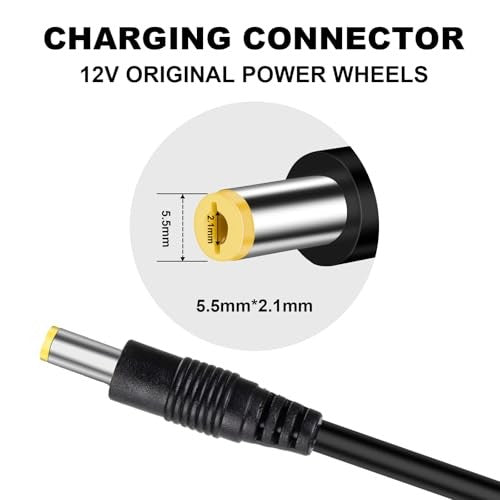 12V Charger for Razor Power Core E90 E95 Electric Scooter Black Trend Times 3