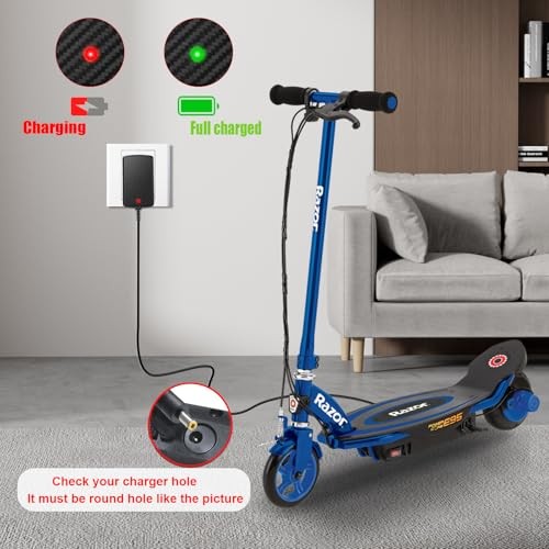 12V Charger for Razor Power Core E90 E95 Electric Scooter Black Trend Times 6