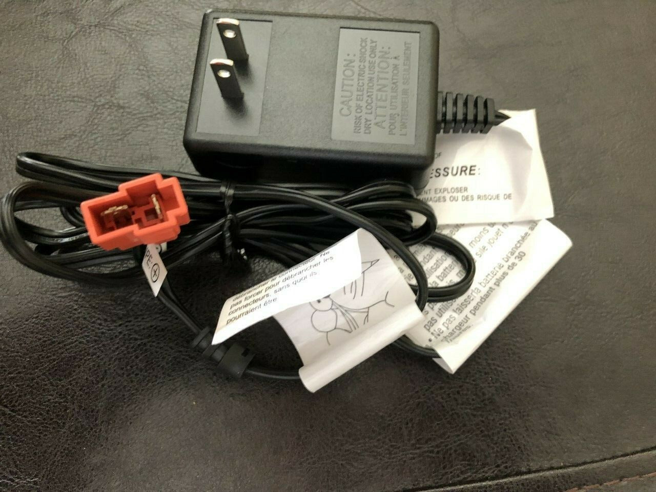 12V Orange Charger with Connector for 12 Volt Riding Toy Trend Times Variant 0