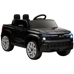 12V Licensed Chevrolet Silverado RST Black Electric Ride-On Car for Kids Trend Times 0