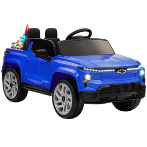 12V Licensed Chevrolet Silverado RST Kids Electric Car Blue Trend Times Variant 0
