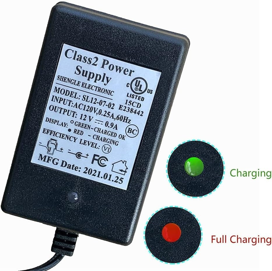 12V 0.9A Universal Charger for Kids Electric Ride-On Cars and Toys Trend Times 3