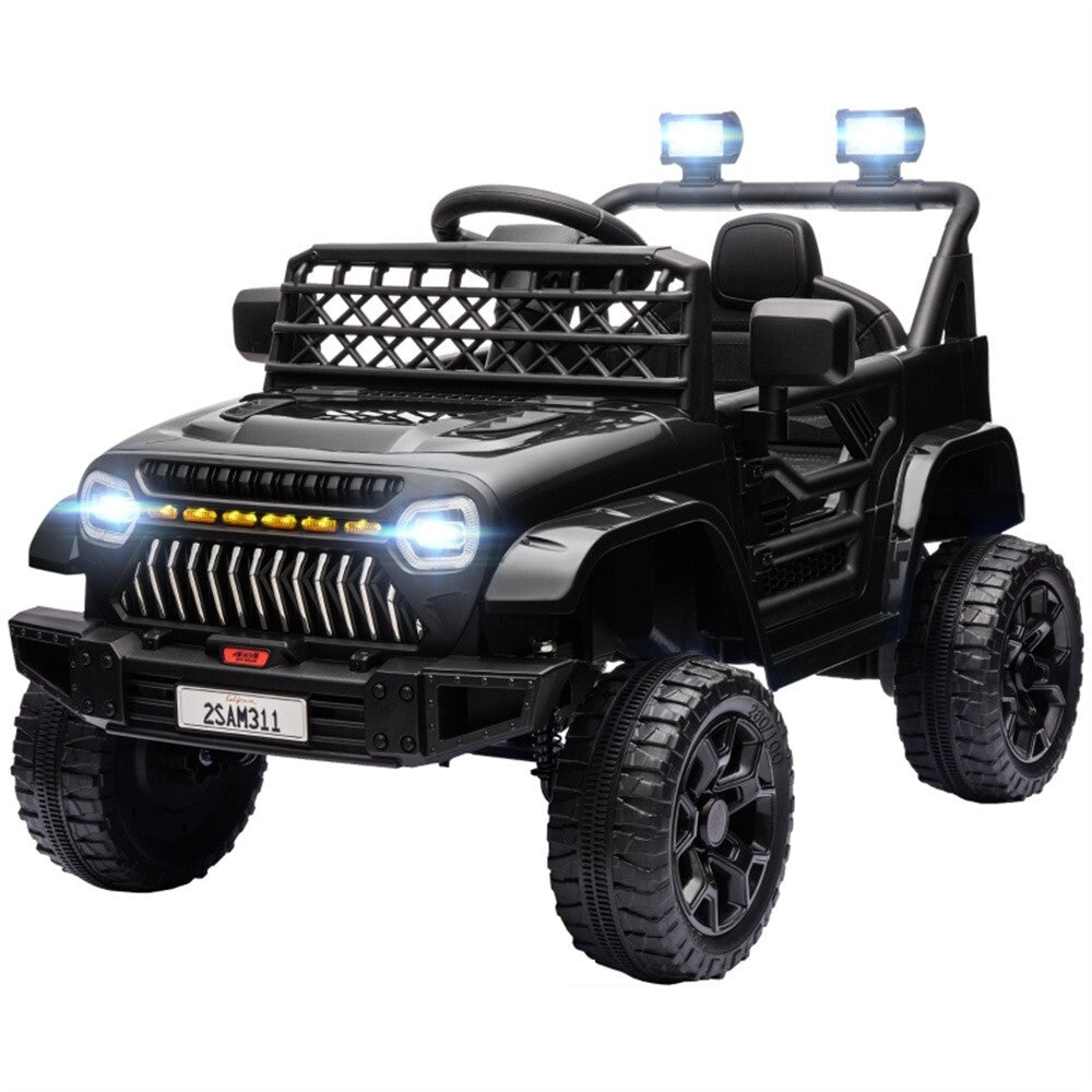 12V Children's Electric Ride-On Toy Bike with Parental Remote Control Black Trend Times Variant 0