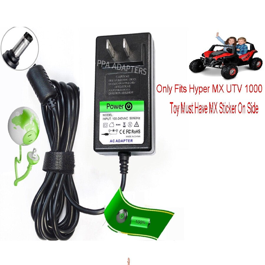 12V Circle Charger for 12V Ride-On Hyper MX 1000 UTV XUV MX 1000 Trend Times Variant 0