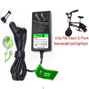 12V Circle Charger with Auto Shut-Off for Razor E-Punk Scooter and Electric Bike Trend Times 0