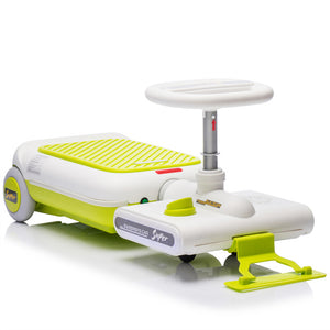 12V Kids Cleaning Go-Kart with Extendable Mop, 35W Motor, Adjustable Speed 1.86-2.49 MPH, Ages 3-6, Green Trend Times 12