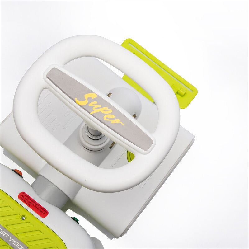 12V Kids Cleaning Go-Kart with Extendable Mop, 35W Motor, Adjustable Speed 1.86-2.49 MPH, Ages 3-6, Green Trend Times 6