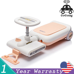 12V Kids Cleaning Go-Kart with Extendable Mop 35W, Adjustable Speed 1.86-2.49 MPH, Pink, Ages 3-6 Trend Times 0