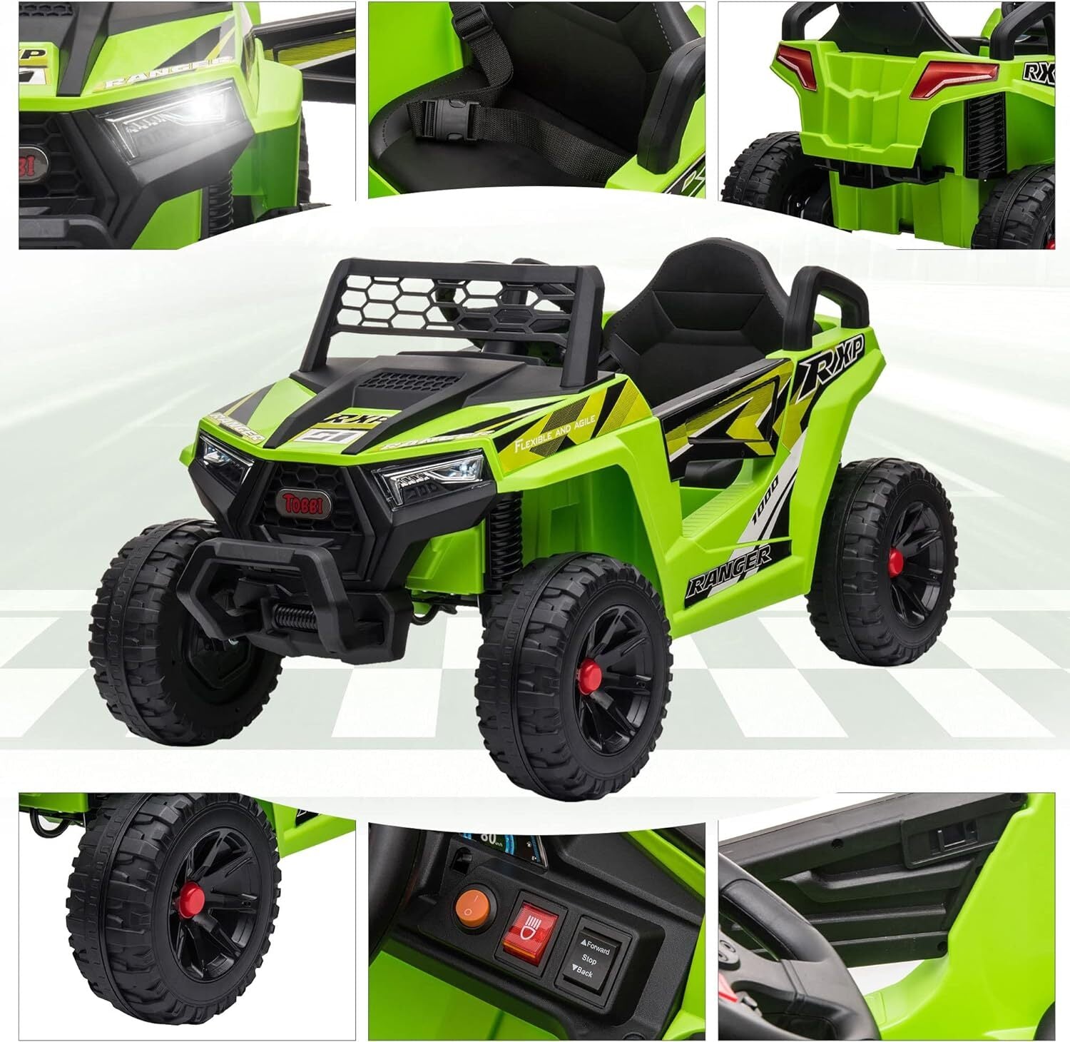 12V Electric Ride-On Truck ATV for Kids Ages 3-6 Beach Toy Trend Times 5