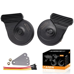 12V Compact Waterproof Car and Train Horn with High and Low Tones, Super Loud Trend Times Variant 0
