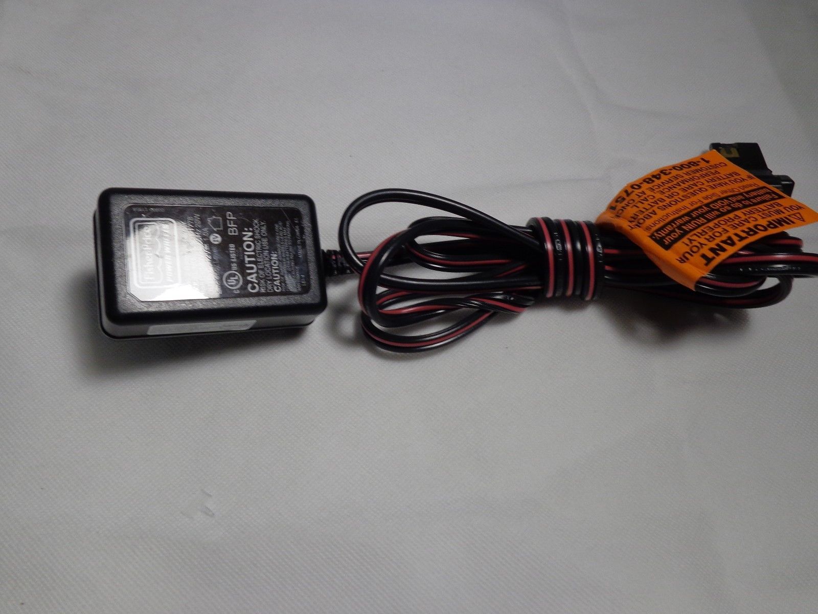 12V DC Power Wheels Grey Battery Charger with Adapter Plug and Cord Trend Times 3