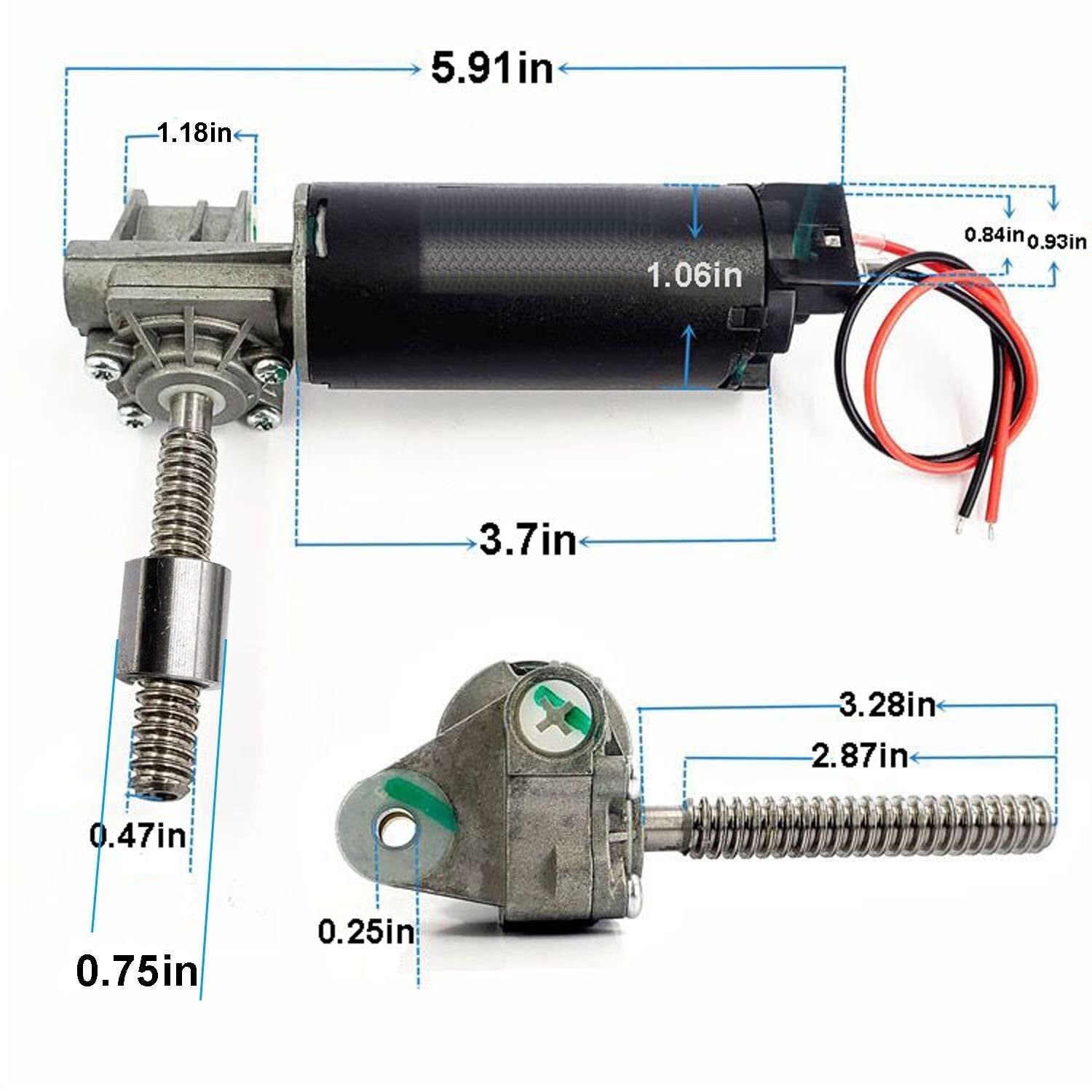 12V DC Worm Gear Motor Versatile Electric Seat Motor for DIY Projects Trend Times 6
