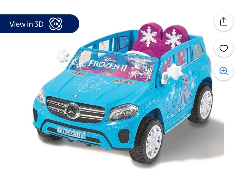 12V Disney Frozen Mercedes GLS 320 Powered Ride-On Car for Girls Ages 3 to 5 Trend Times 10